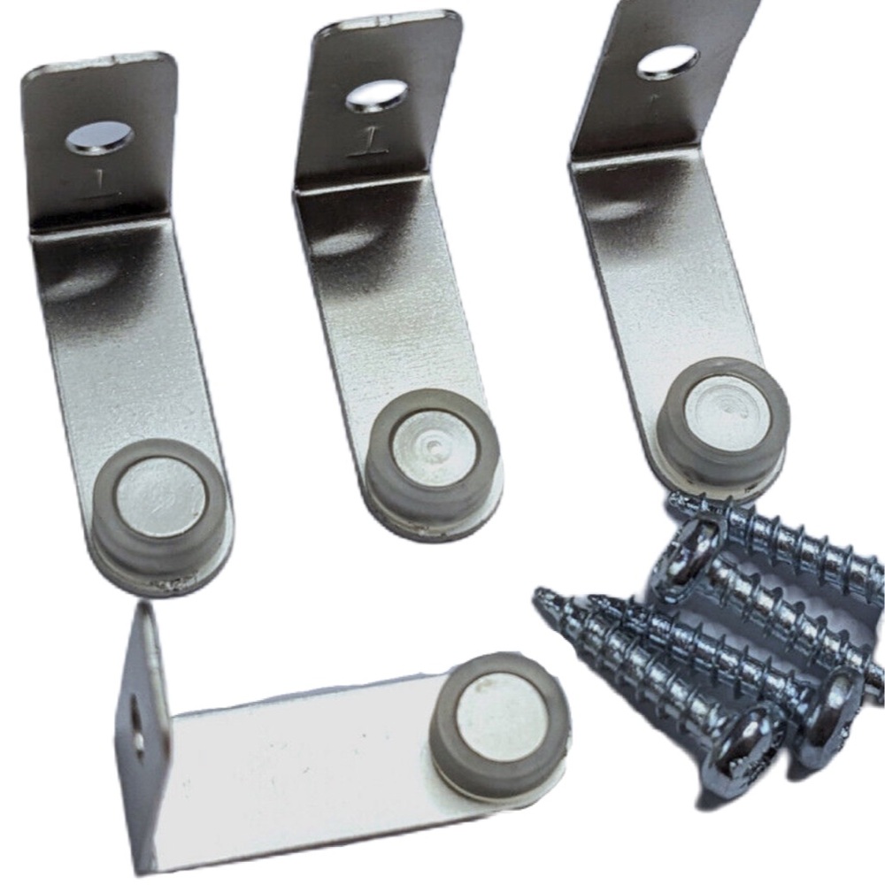 10003193 x 4 Glass Top Holder Bracket for Nordli, Malm, Hemnes with Screw